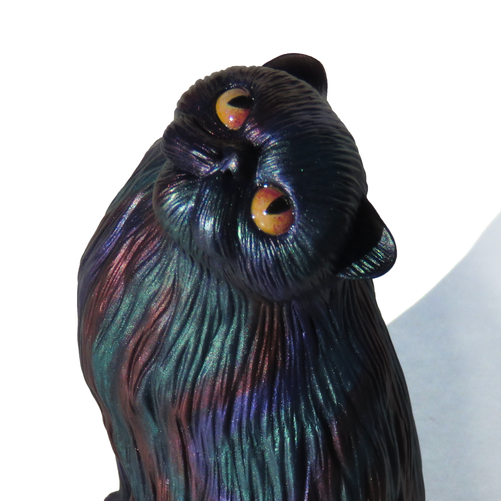 Oilslick Resin Persian Figurine