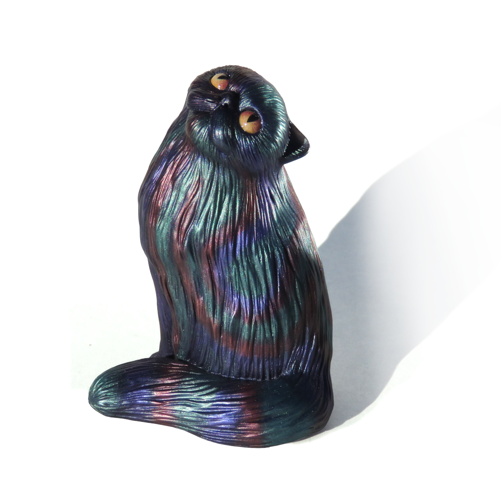 Oilslick Resin Persian Figurine