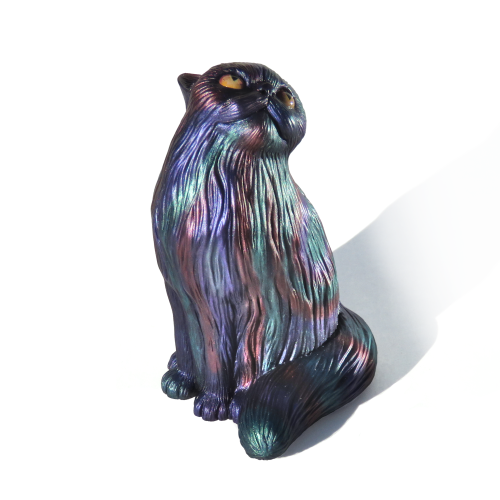 Oilslick Resin Persian Figurine