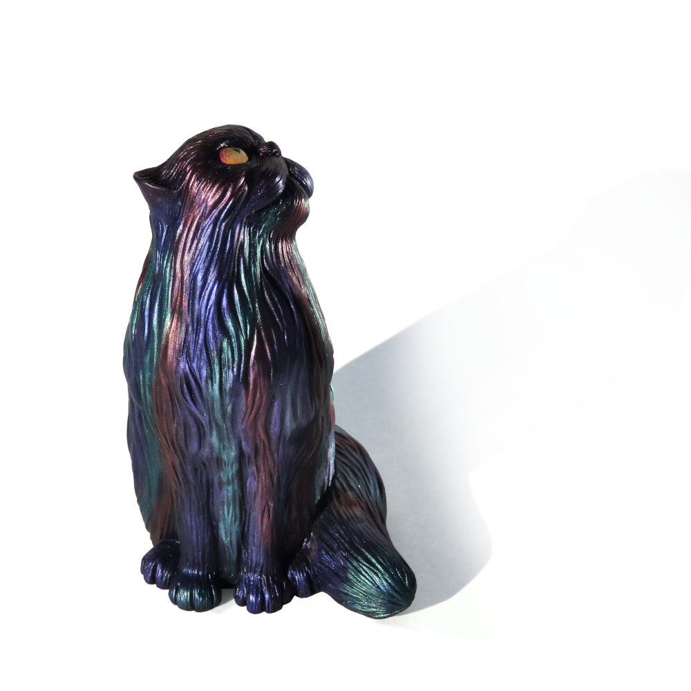 Oilslick Resin Persian Figurine