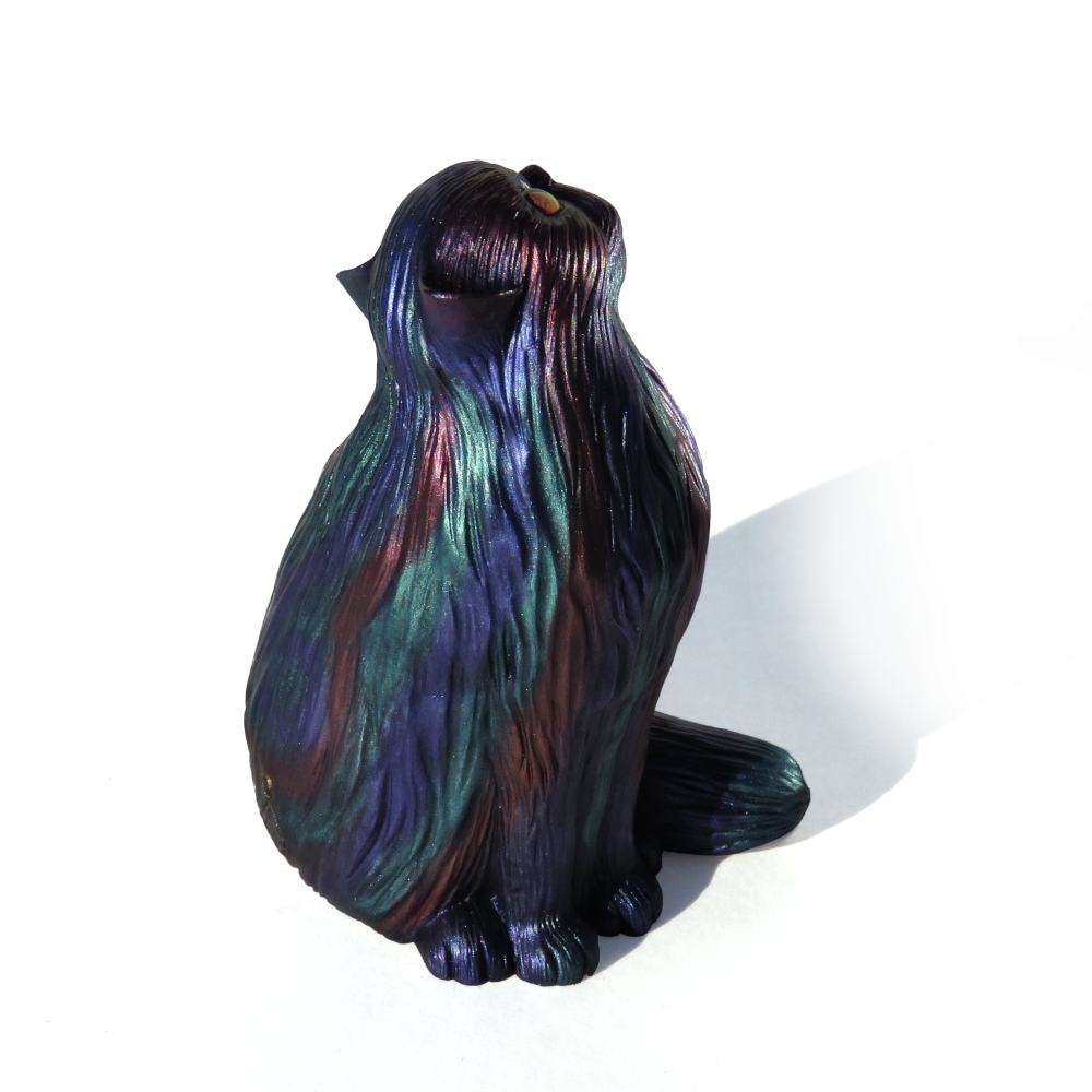 Oilslick Resin Persian Figurine