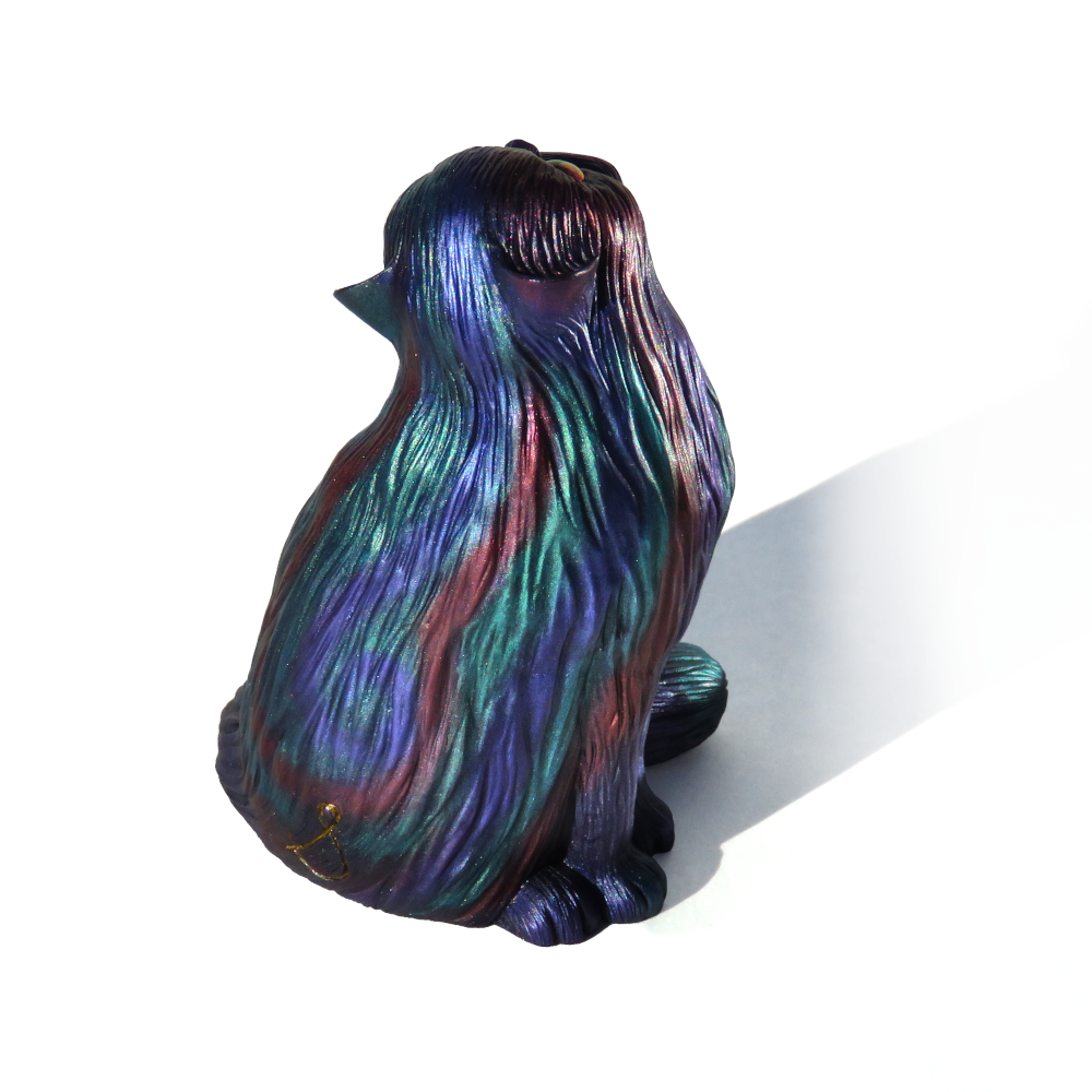 Oilslick Resin Persian Figurine