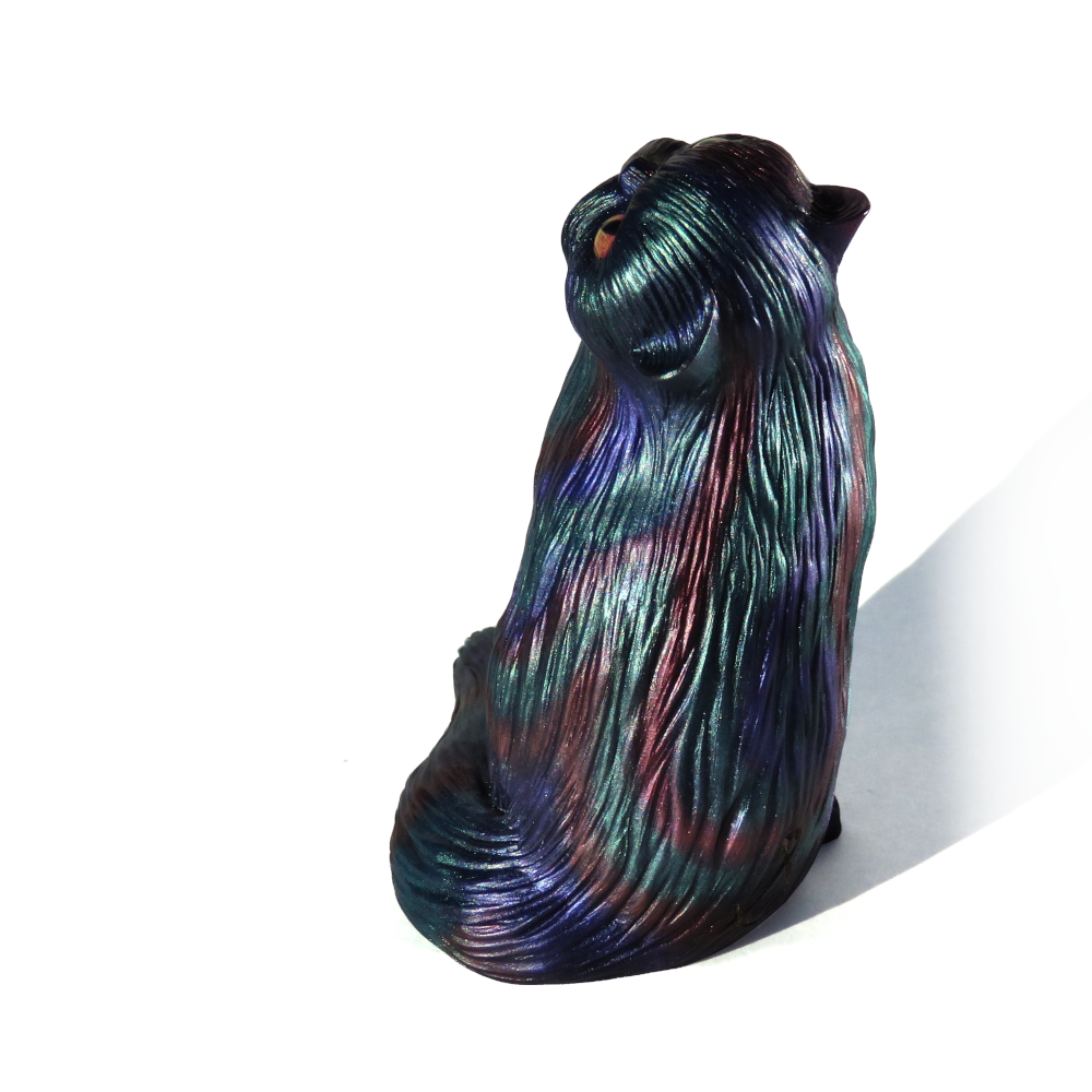 Oilslick Resin Persian Figurine