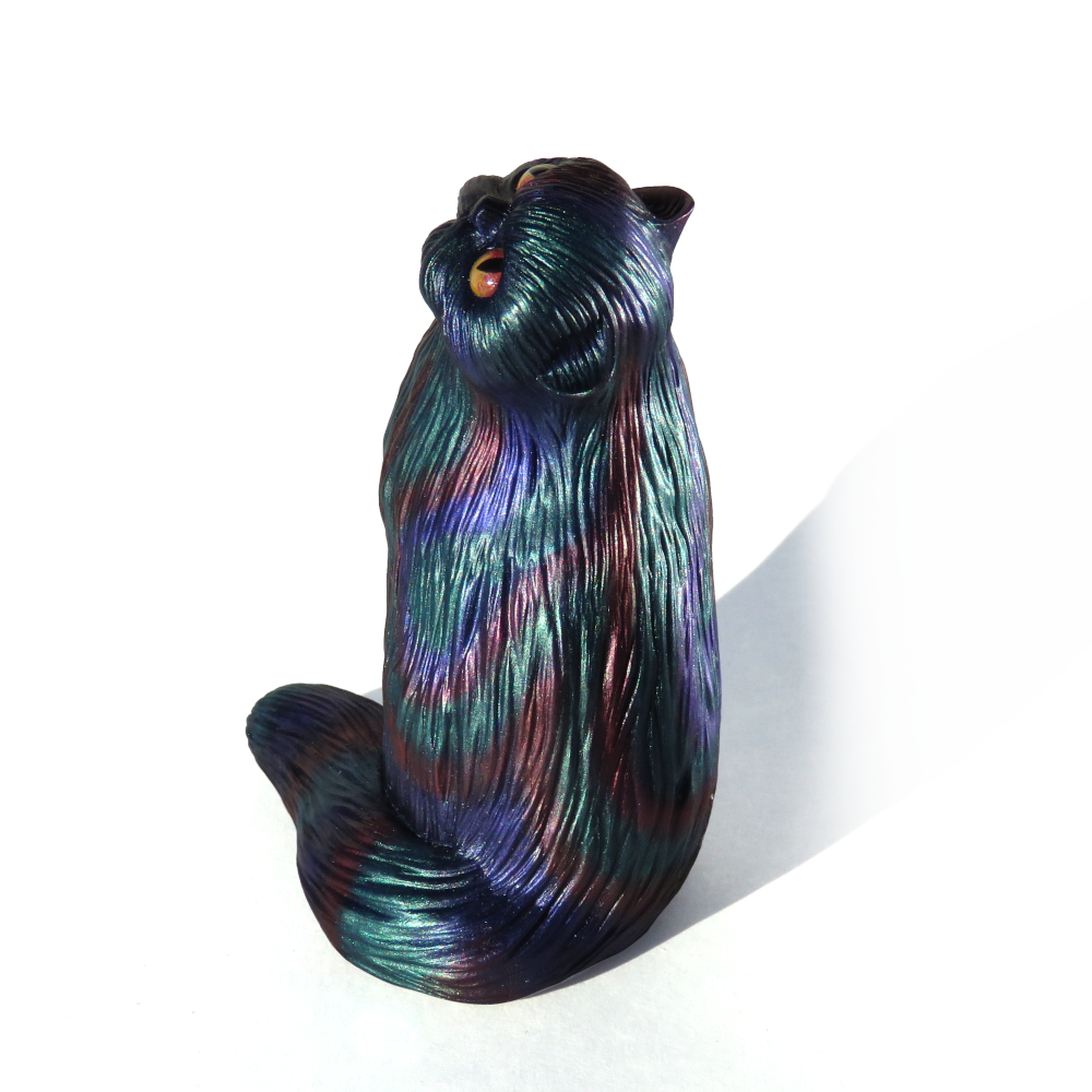 Oilslick Resin Persian Figurine