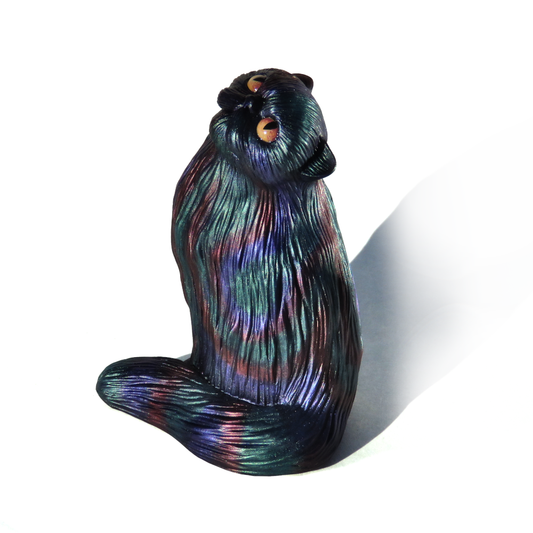 Oilslick Resin Persian Figurine