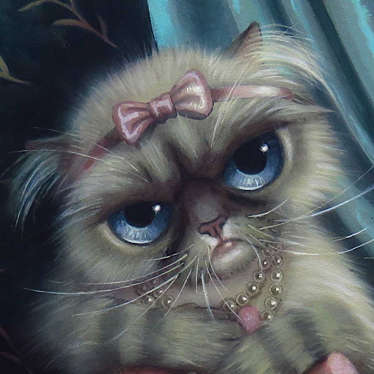 "Don't Touch My Baby"—11"x14" acrylic painting on panel