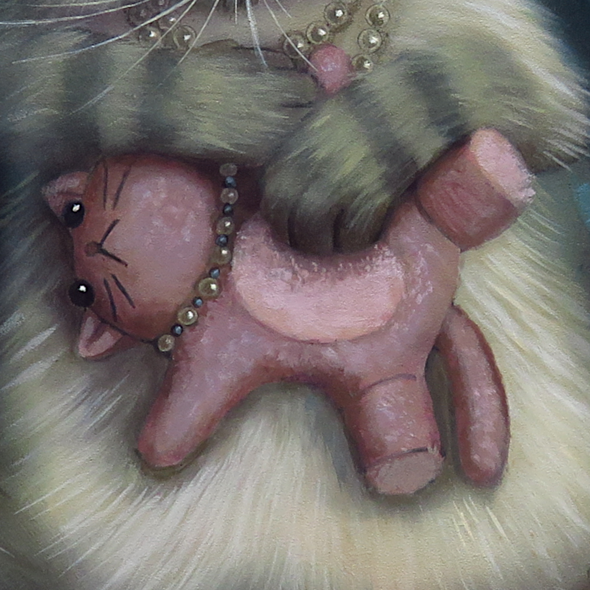 "Don't Touch My Baby"—11"x14" acrylic painting on panel