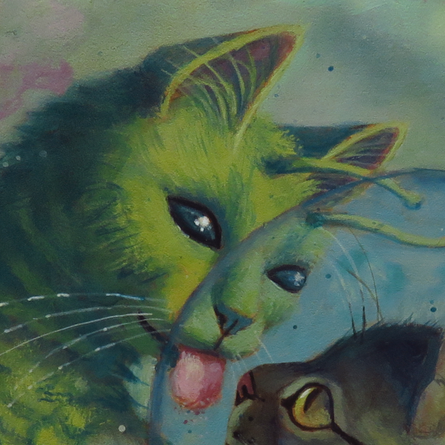 "I Like You"—11"x14" acrylic painting on panel