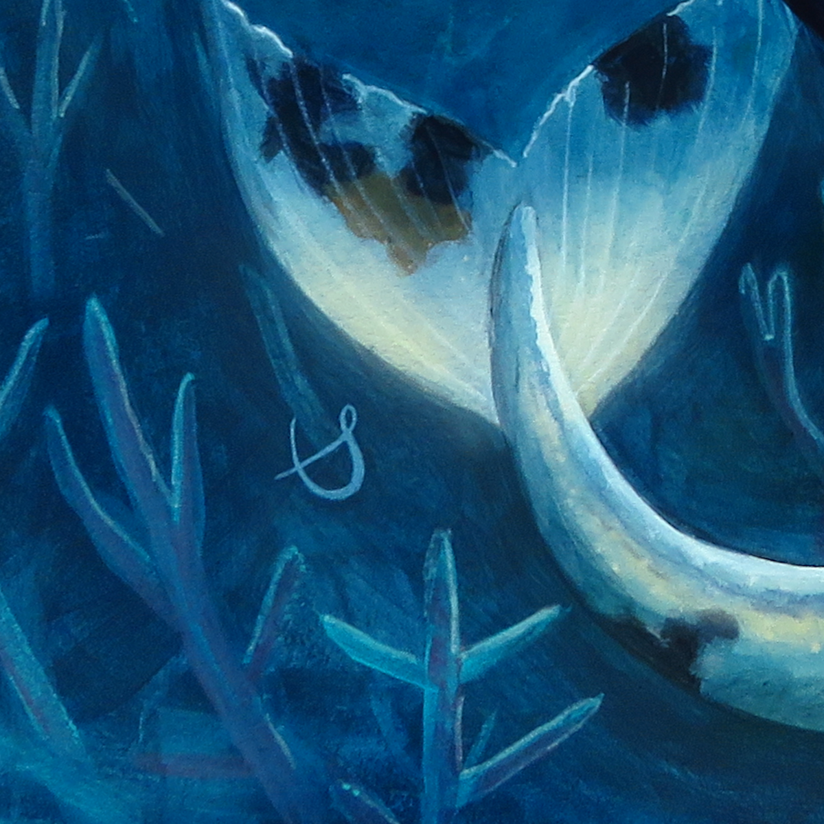 "Sardine!"—11"x14" acrylic painting on MDF panel