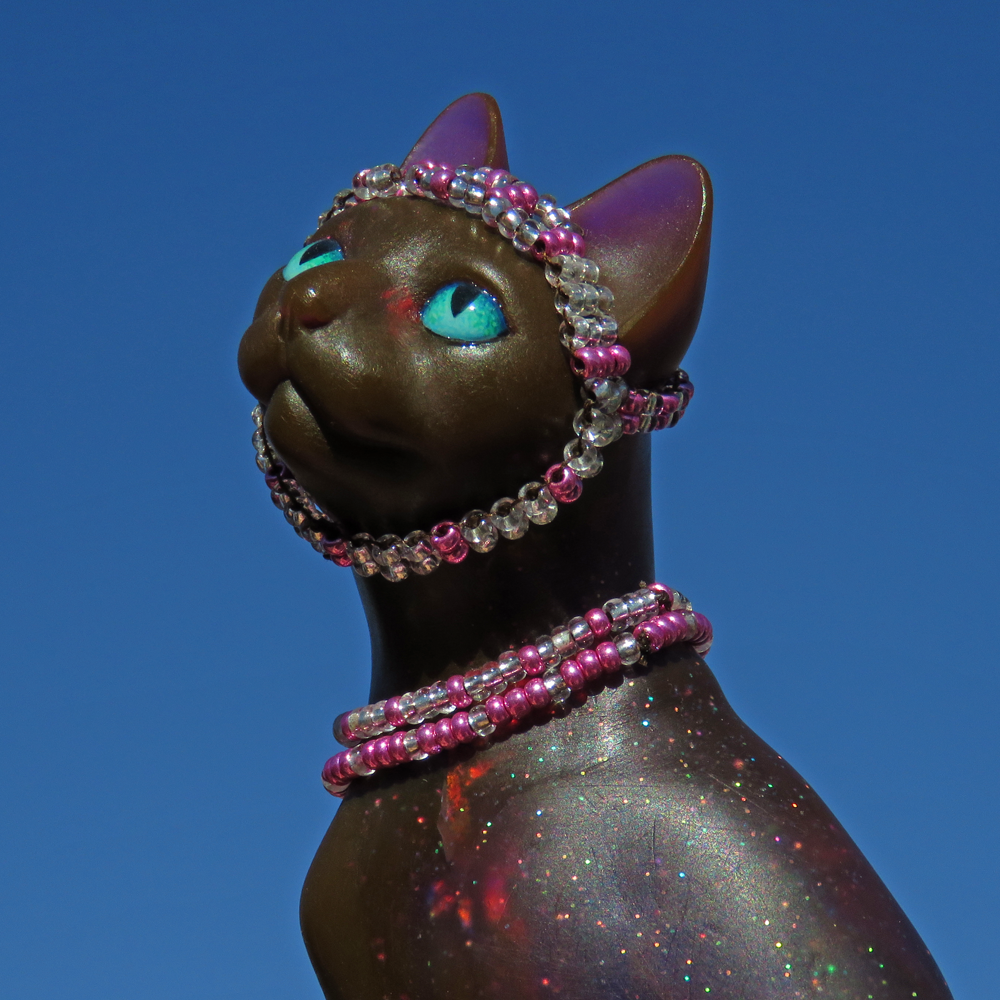 "Nova"—an OOAK handmade resin cat figurine