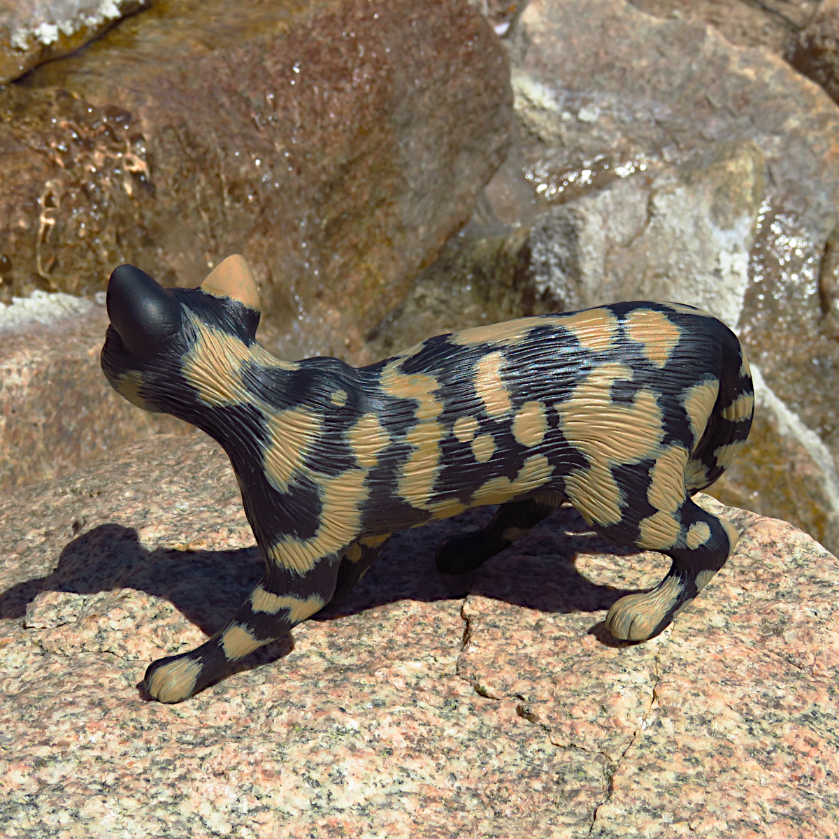 "Tortitude"—a handmade resin cat figurine