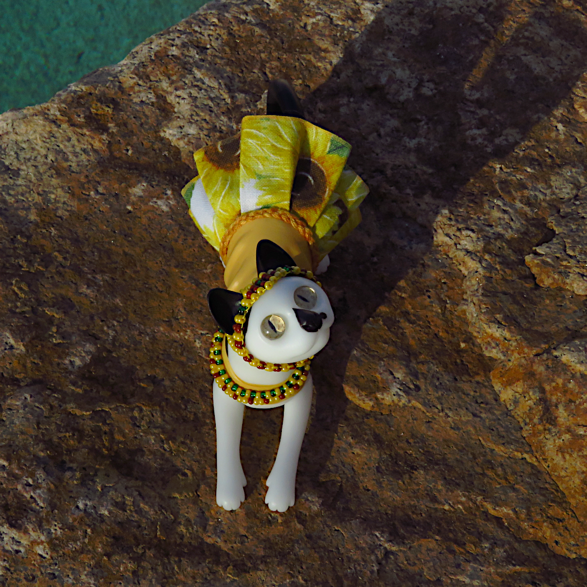 "Helia"—a handmade resin cat figurine
