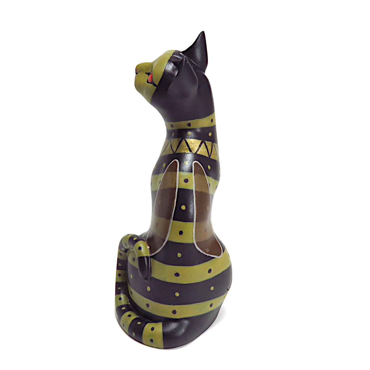 "La Avispa"—a handmade miniaure alebrije cat figurine